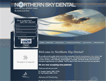 Tablet Screenshot of northernskydental.com